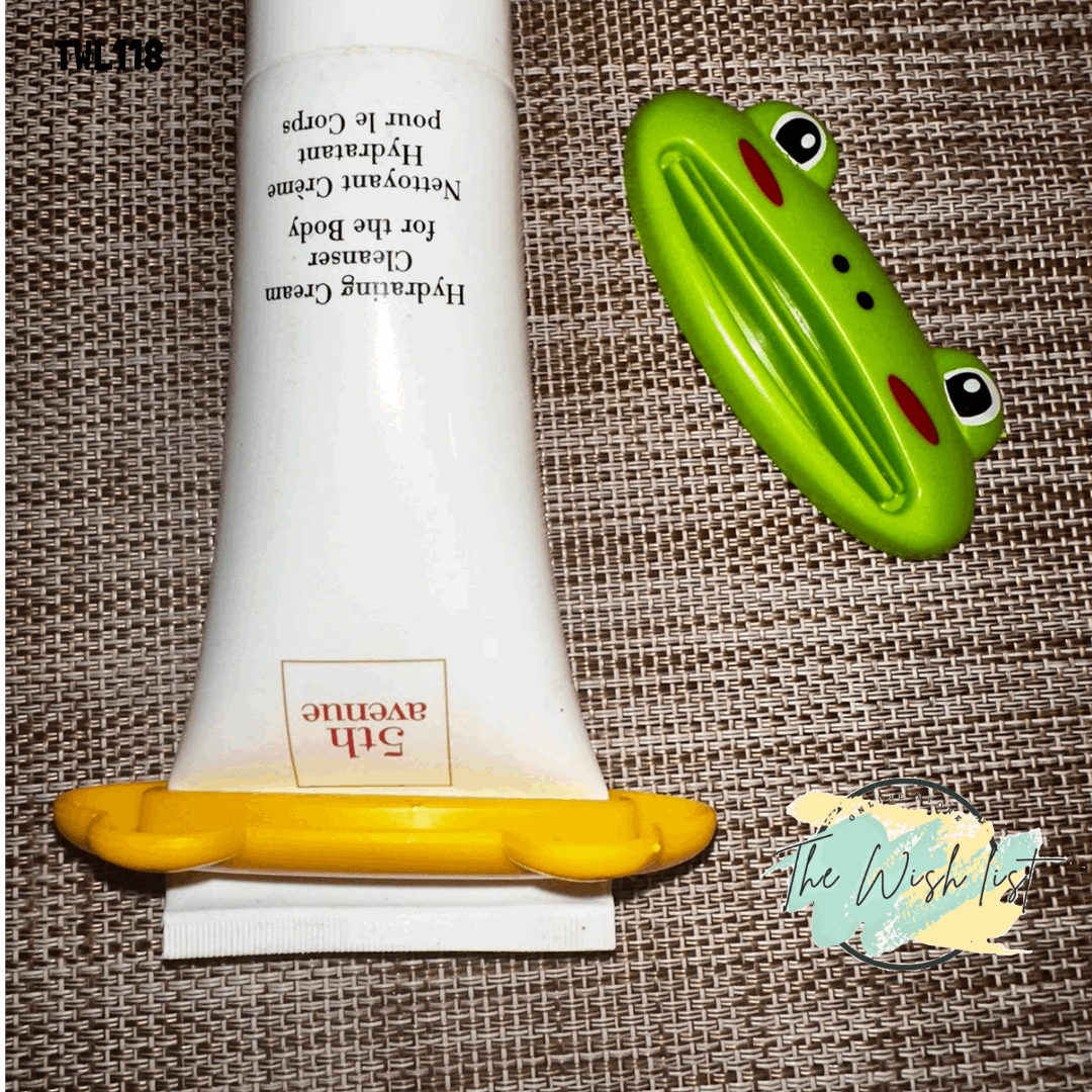 Cartoon Animal Shaped Toothpaste & Face Wash Squeezer