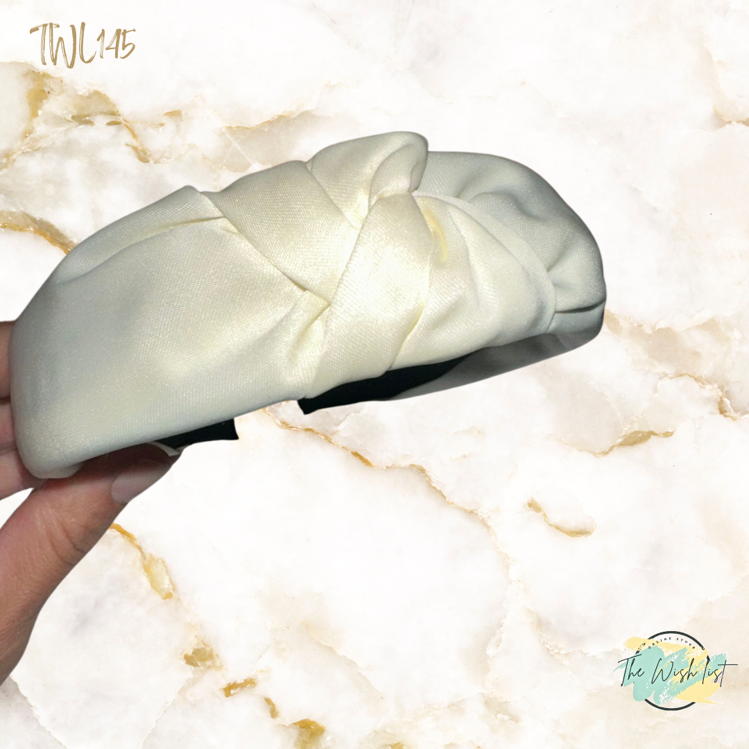 Satin Fabric Lady's Knot Alice Band
