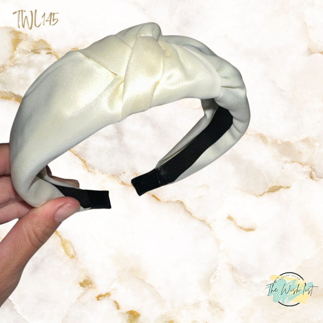Satin Fabric Lady's Knot Alice Band