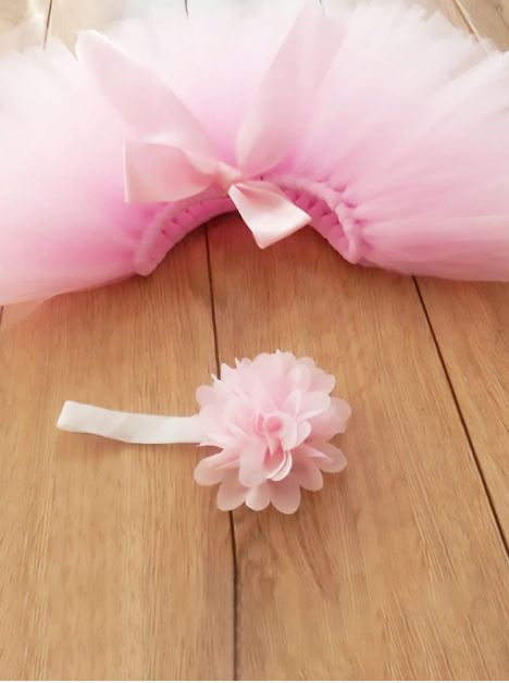 Newborn Baby Girls' Birthday Tutu Dress & Headband Set baby Shower Gifts -2Pcs