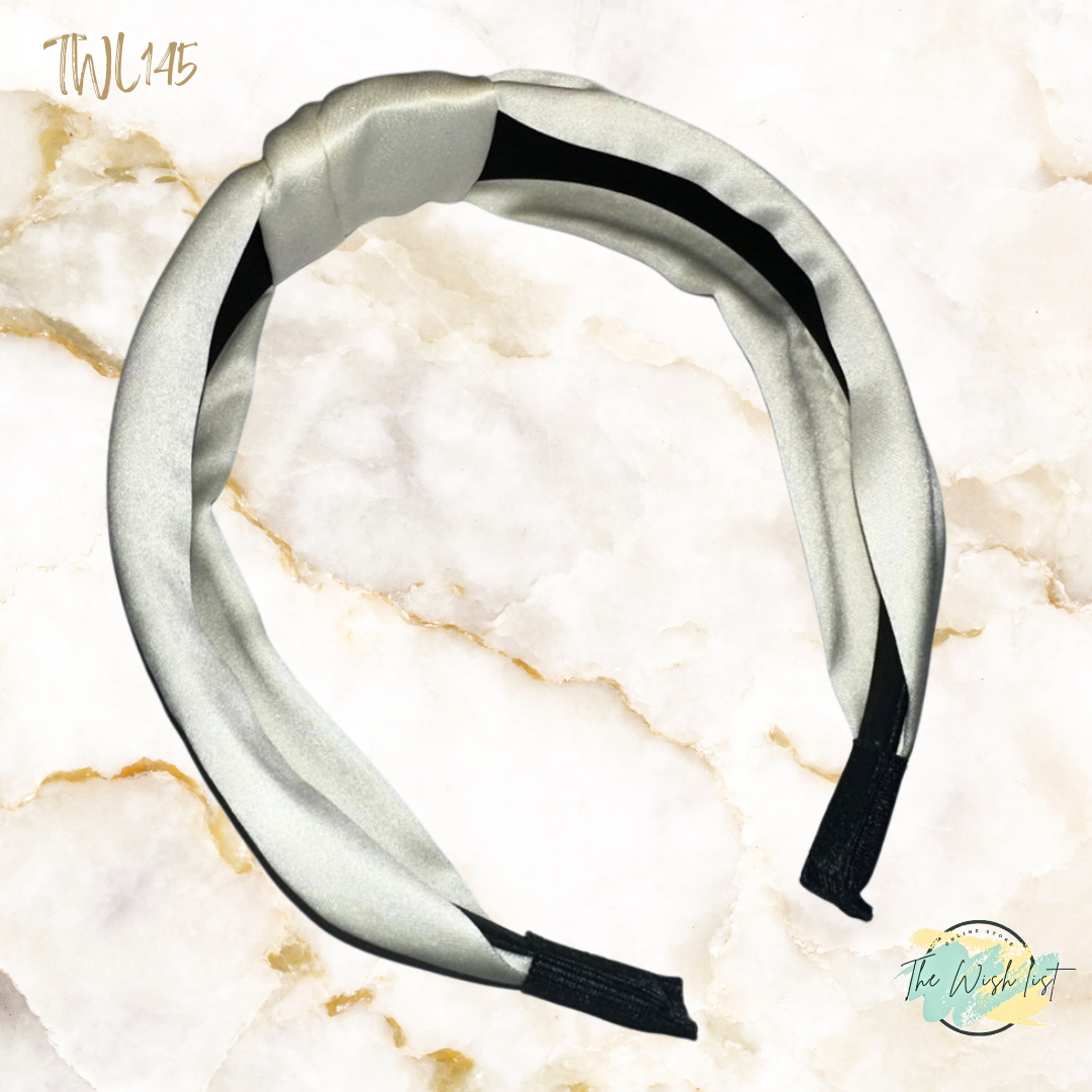 Satin Fabric Lady's Knot Alice Band