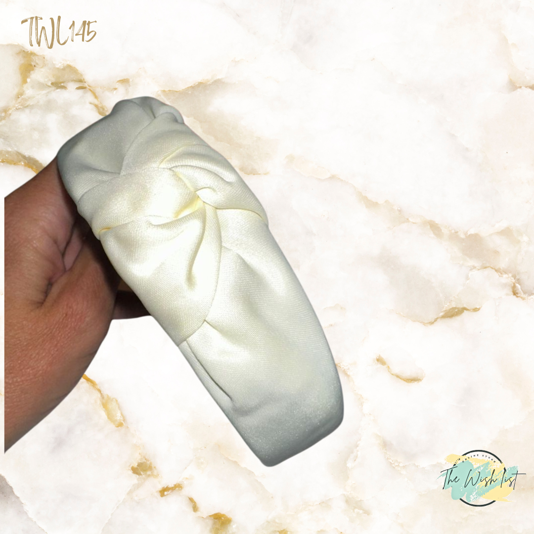 Satin Fabric Lady's Knot Alice Band