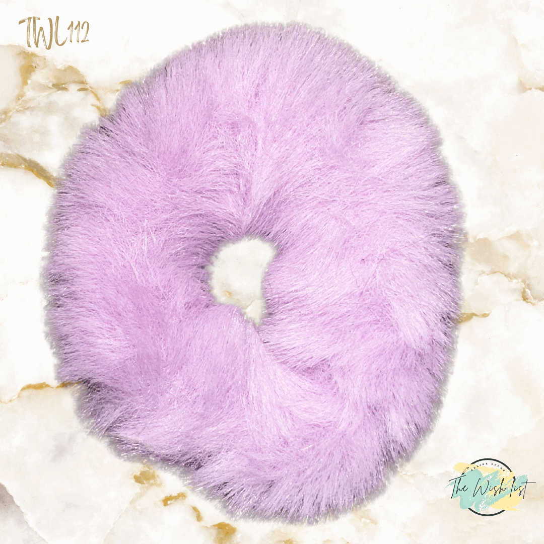 Colorful Plush Hair Tie, Elastic Hair Bands