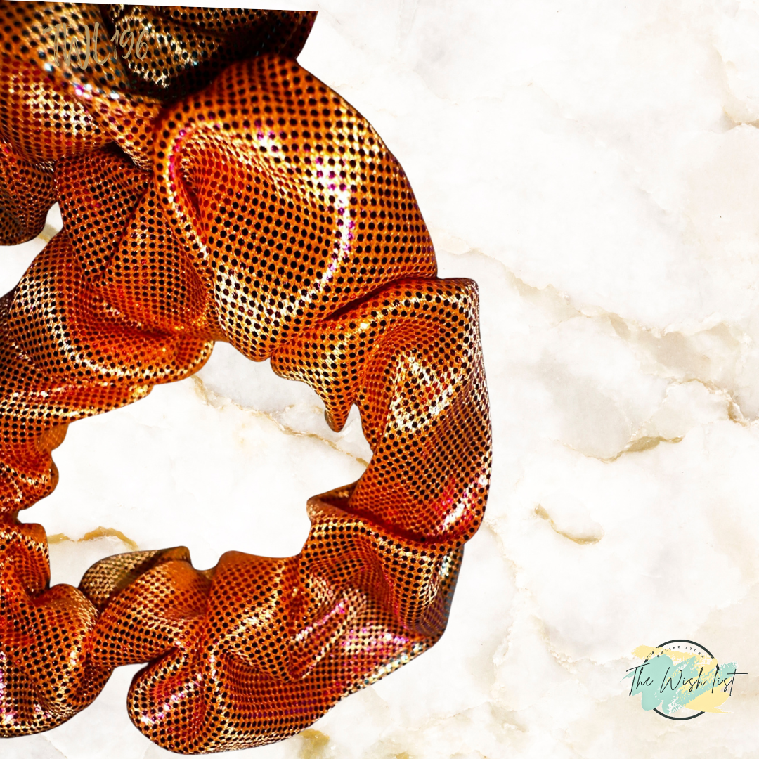Glitter colorfully scrunchies for girls 2pcs