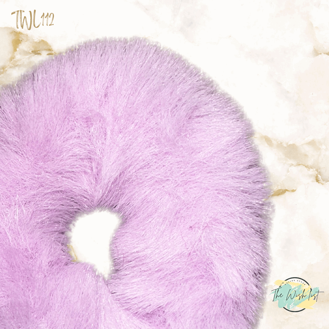 Colorful Plush Hair Tie, Elastic Hair Bands