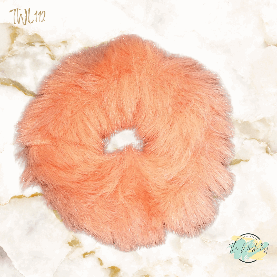 Colorful Plush Hair Tie, Elastic Hair Bands