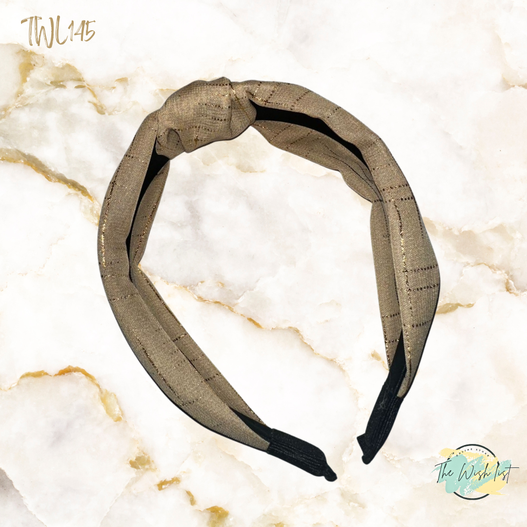 Simple Elegant Knot headband/ Alice Band