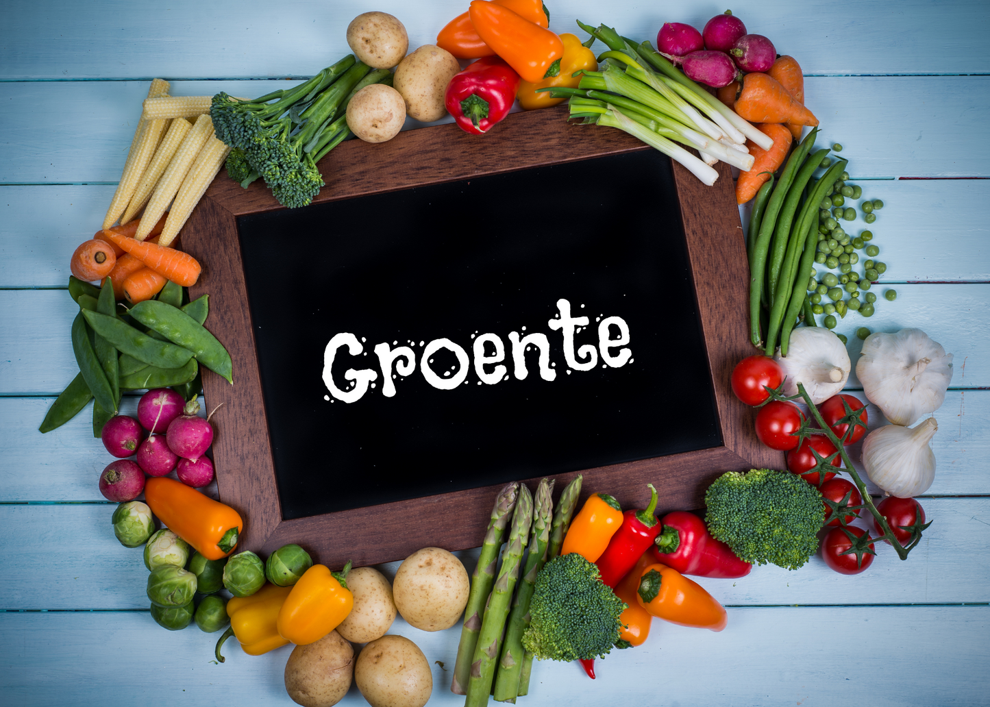 Vegetable flashcards for kids in English and Afrikaans