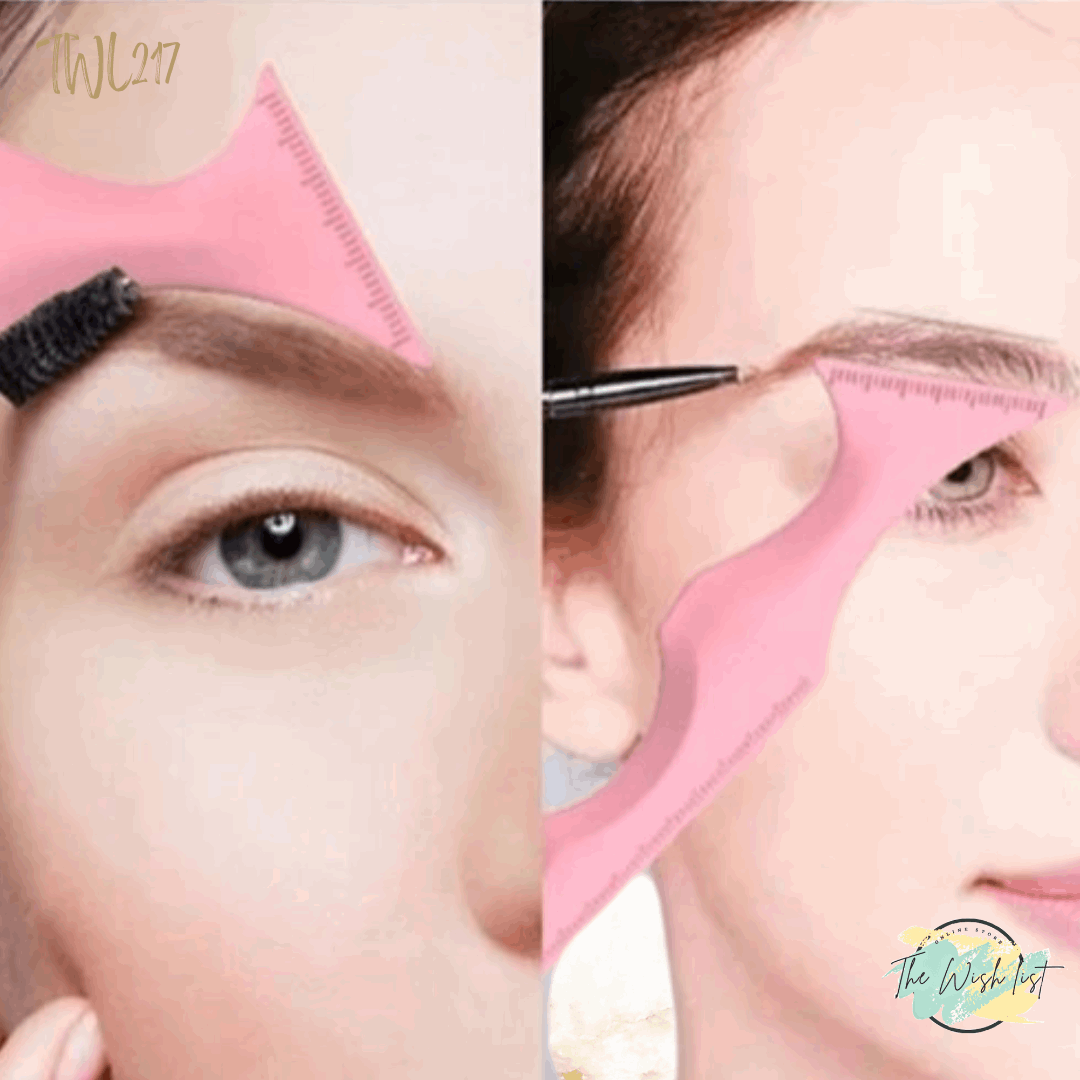 5 in 1 Silicone Beauty Ruler, Reusable Eyeliner, Template Wing