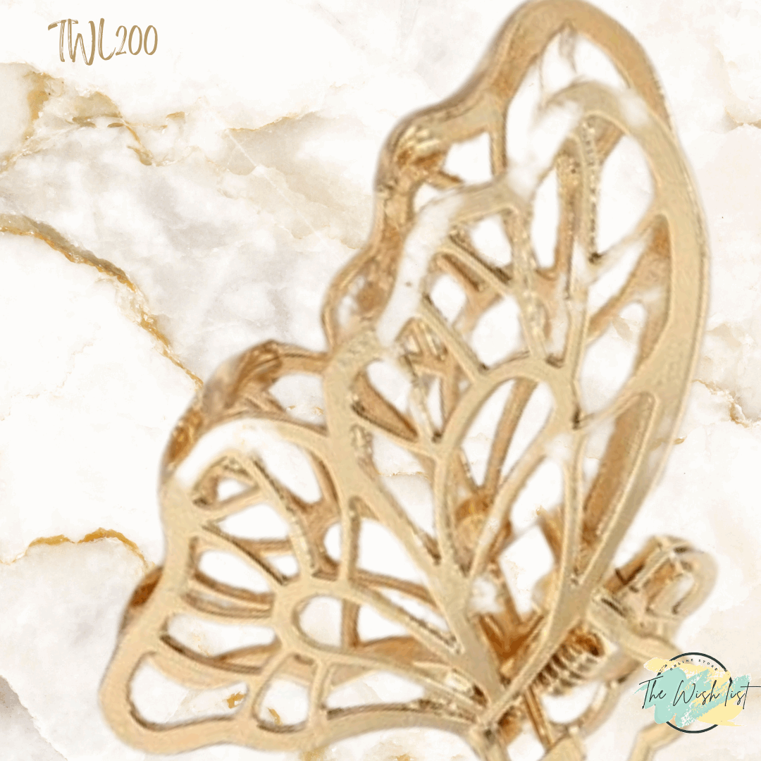 Strong Butterfly Hair Claws Hair Clip- Cold Color