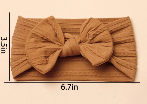 3pcs Print Bow Headbands For Babies