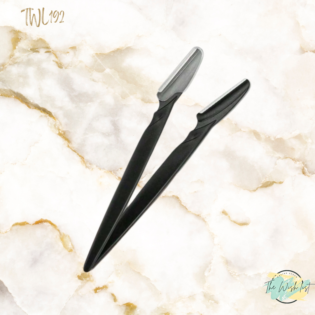 Stainless Steel Covered Eyebrow Razor With Protective cover, Suitable For Facial And Body Hair Trimming