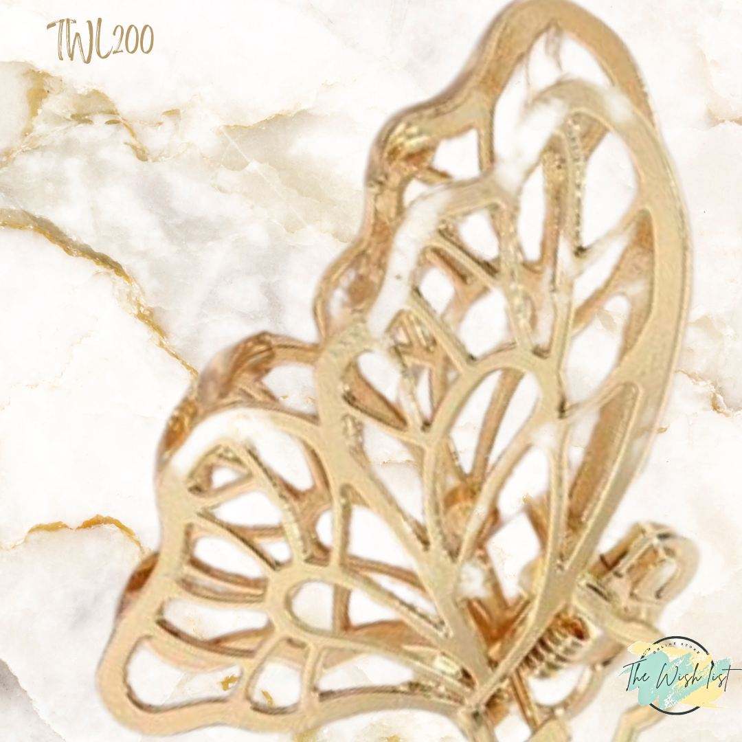 Strong Butterfly Hair Claws Hair Clip- Cold Color