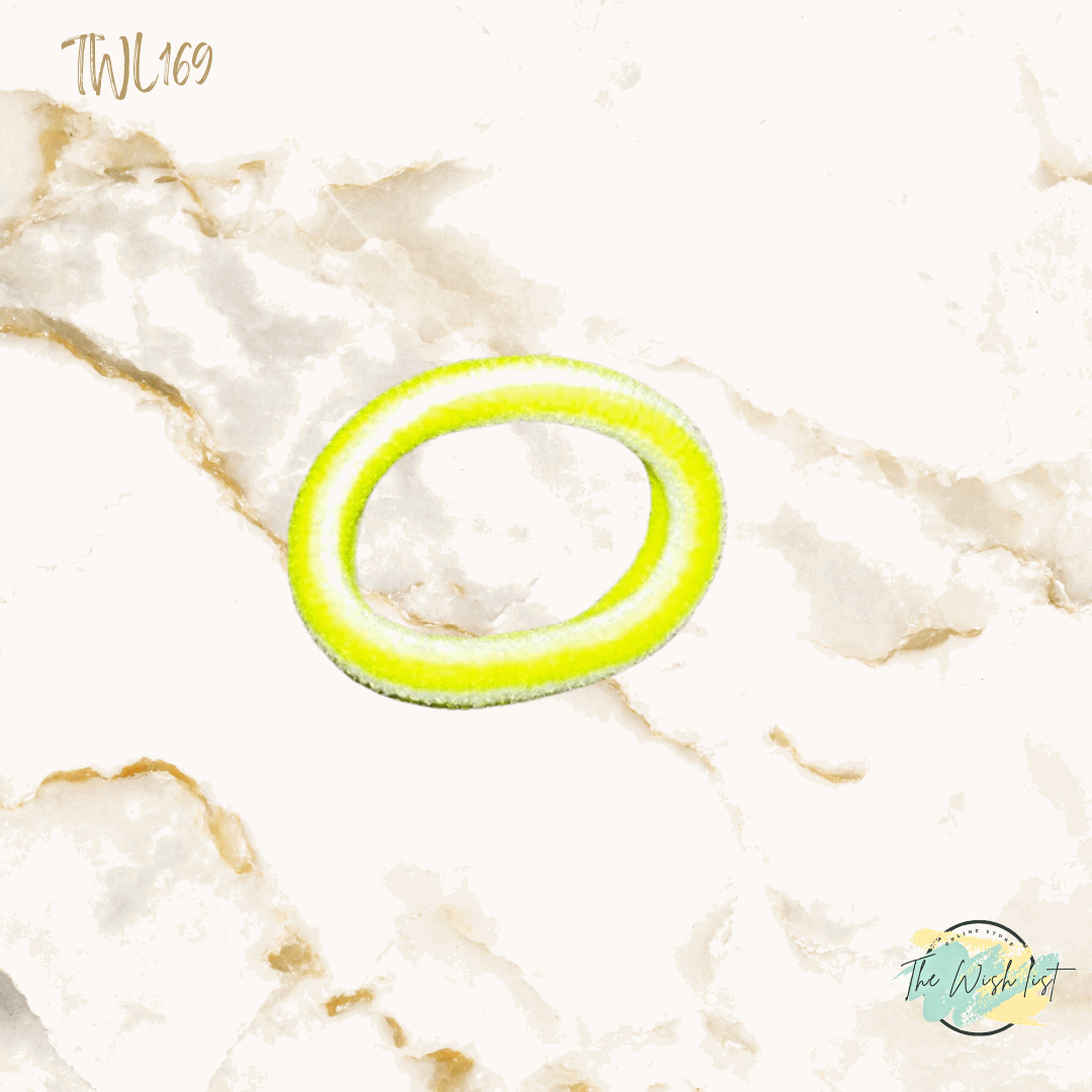 14pcs Mixed Colored striped Soft hair tie for girls