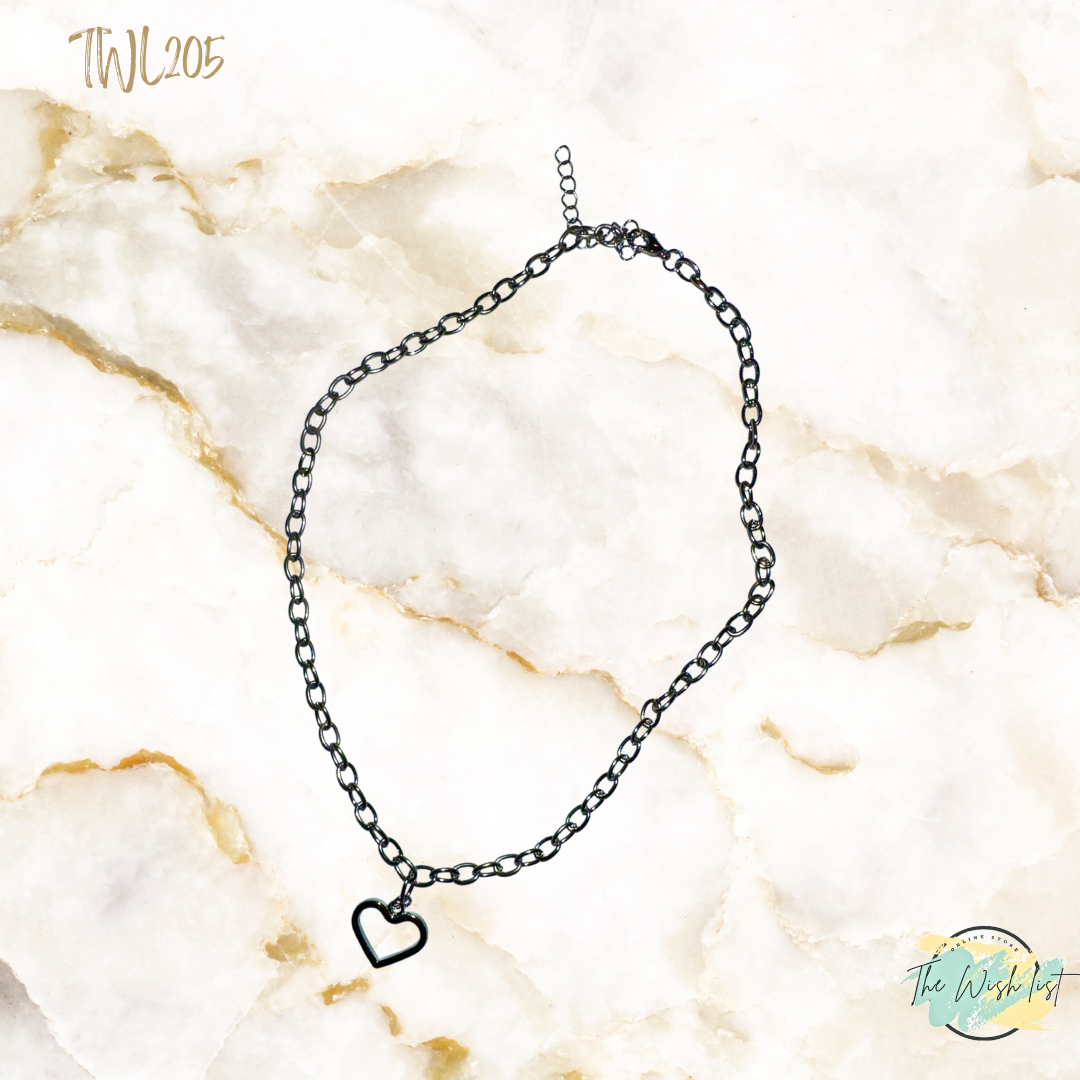 Hollow Heart Shape pendant Necklace