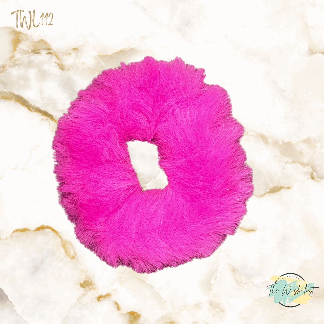 Colorful Plush Hair Tie, Elastic Hair Bands