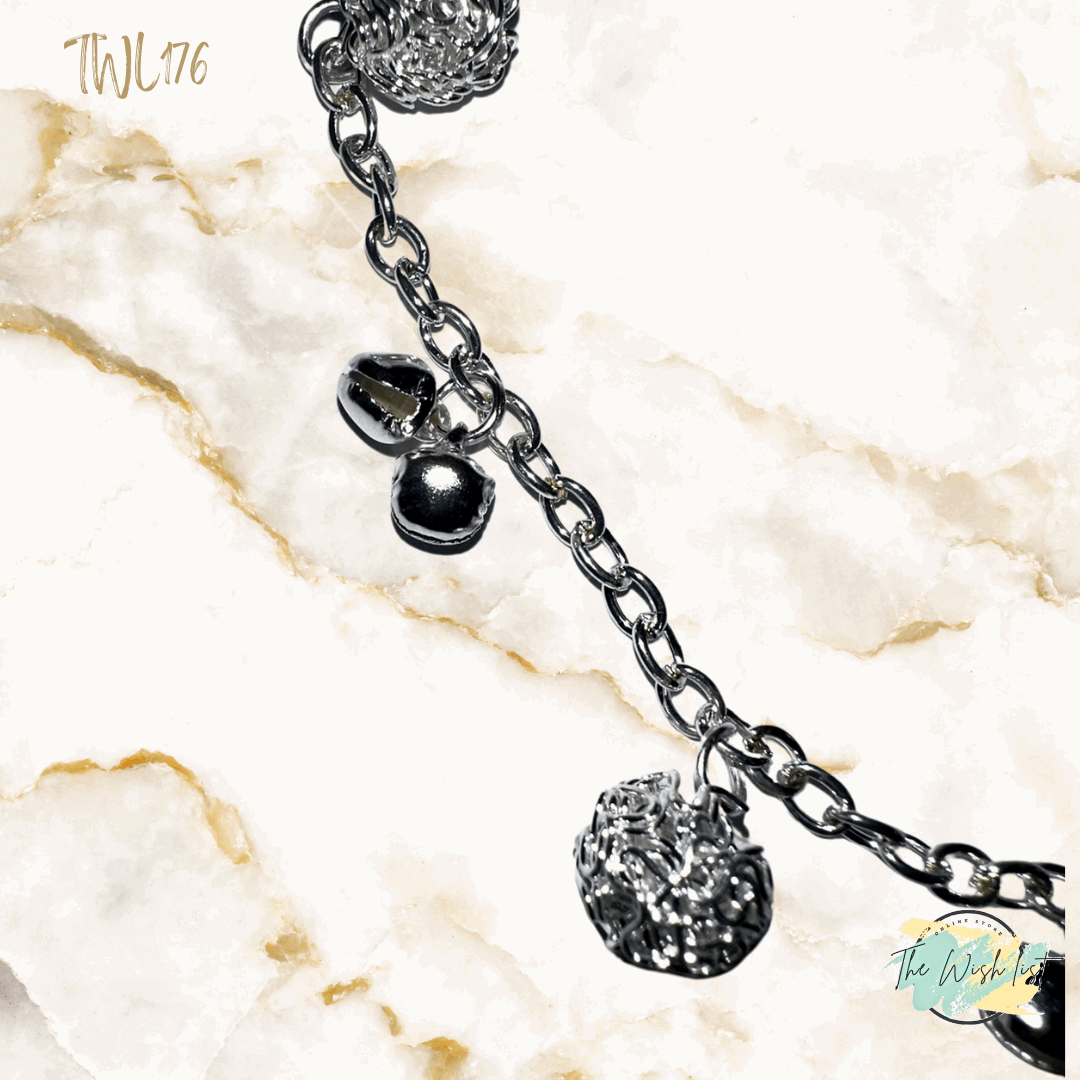 Bell Charm Bracelet with real bells