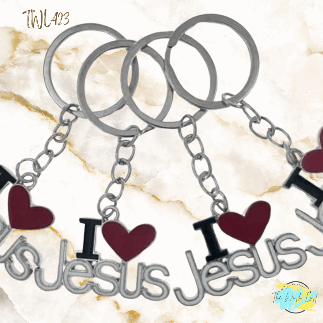I love Jesus Keyring/ Wallet accessory