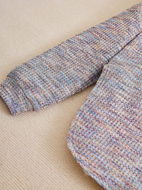 Casual Hooded Drop Shoulder Long Sleeve Rounded Hem Colorful Waffle Knit Set