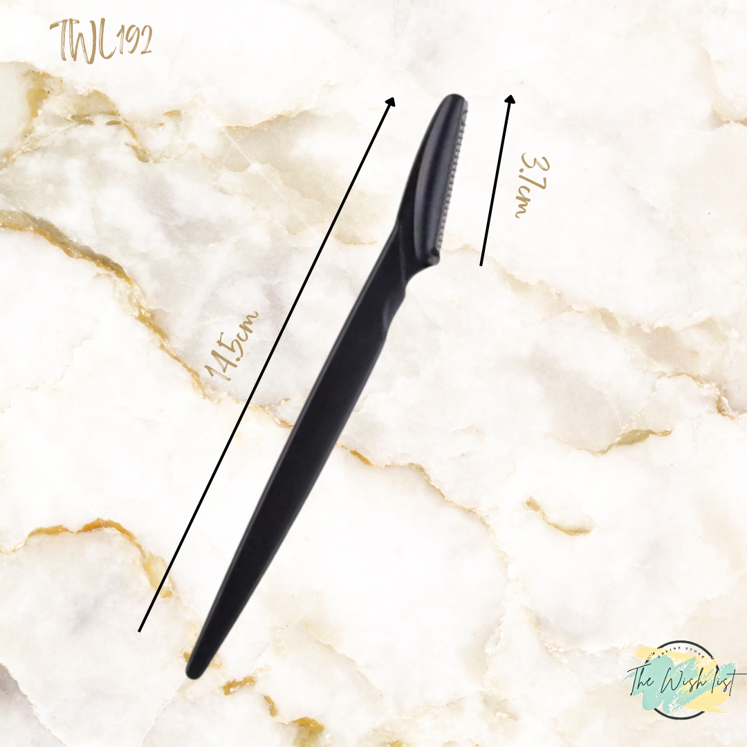 Stainless Steel Covered Eyebrow Razor With Protective cover, Suitable For Facial And Body Hair Trimming