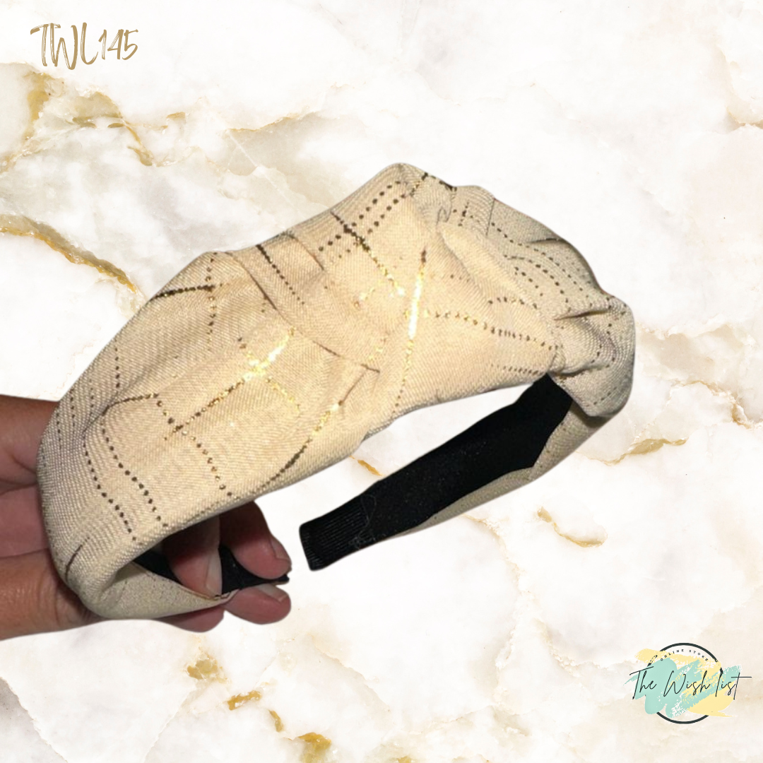 Simple Elegant Knot headband/ Alice Band