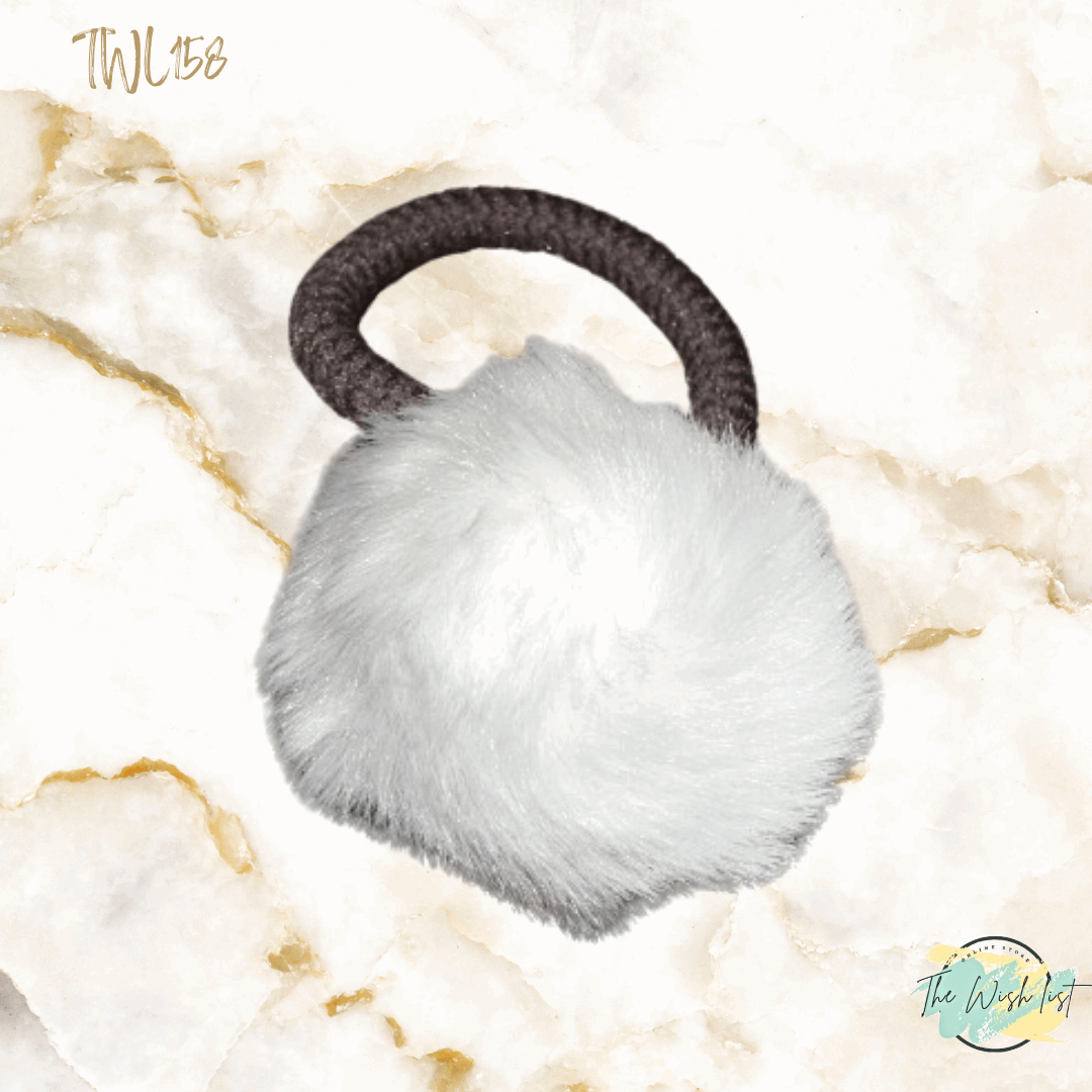 Fluffy Rabbit Tail hair Tie