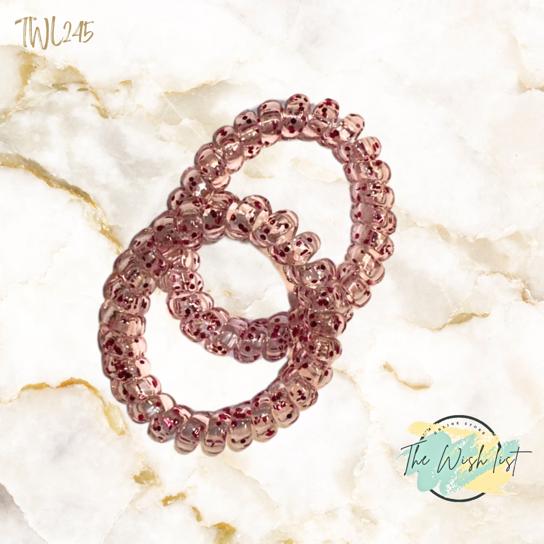 Pattern Coil Wire hair tie