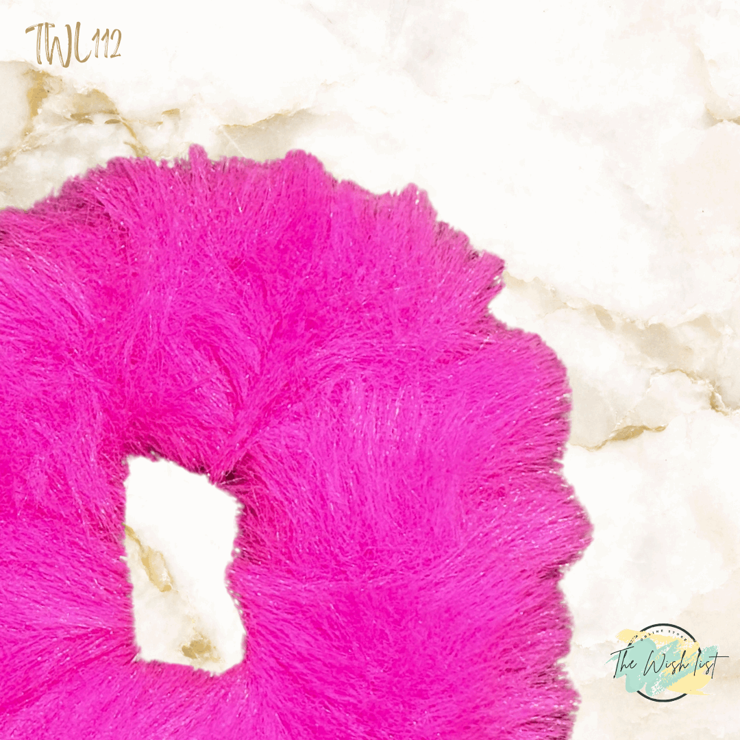 Colorful Plush Hair Tie, Elastic Hair Bands