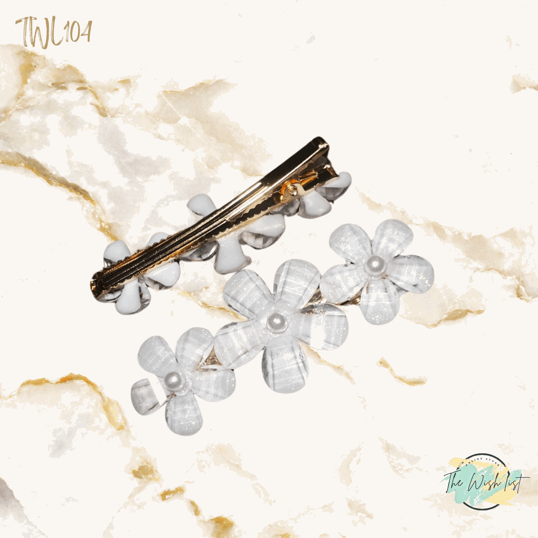 1 pce Floral Decor Hair Clip