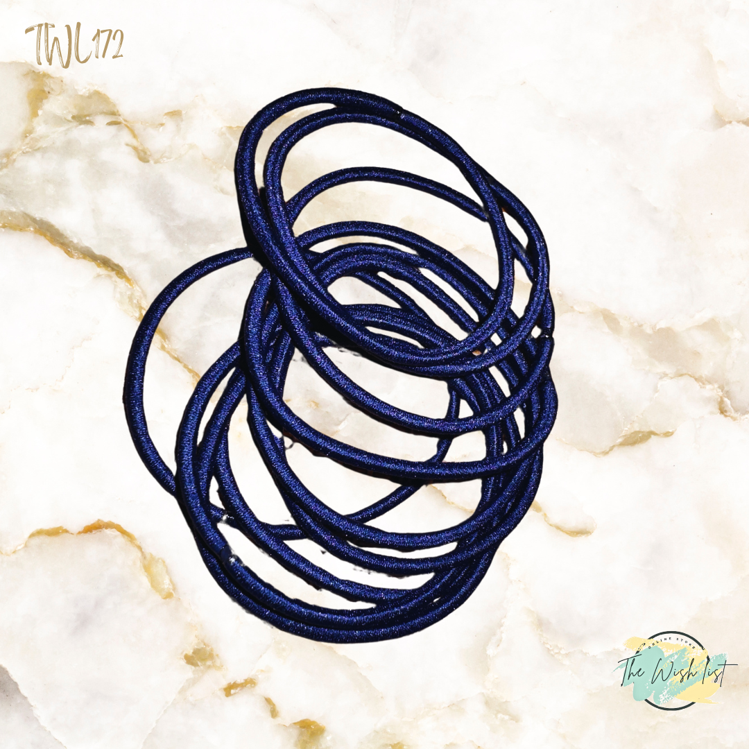 Solid Hair tie for Women, Elastic Hair Tie, No Damage- Assorted Colors