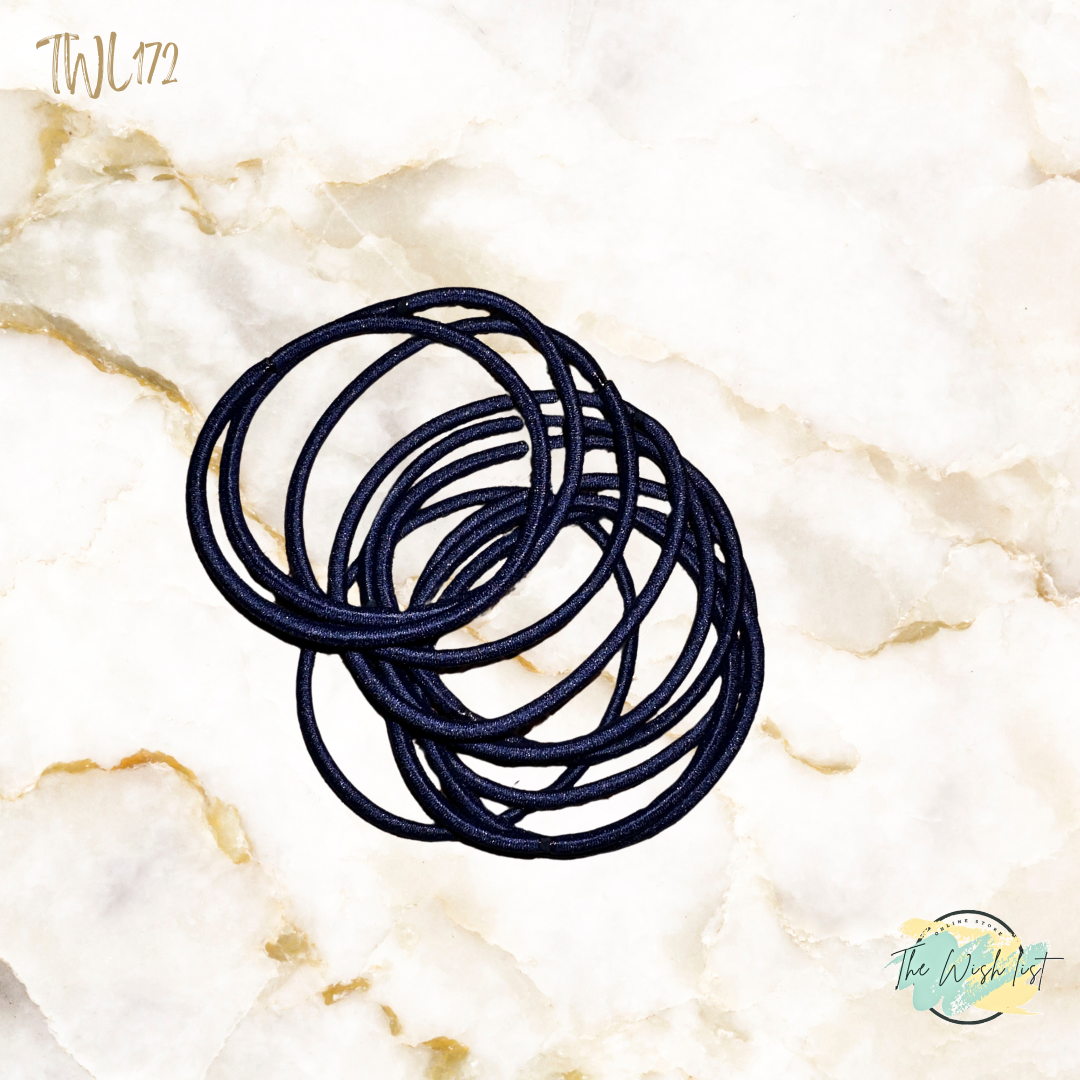 Solid Hair tie for Women, Elastic Hair Tie, No Damage- Assorted Colors
