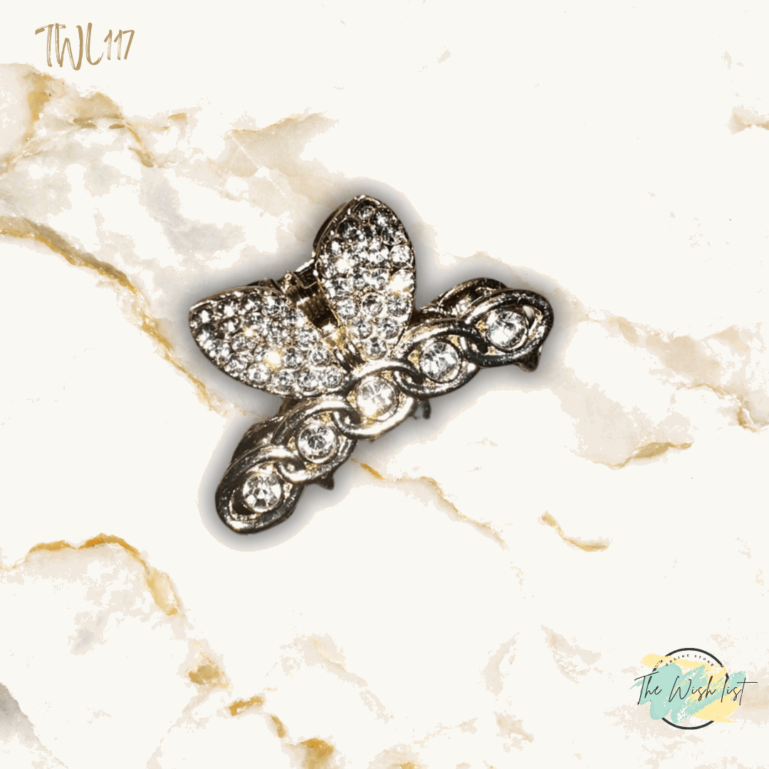 2Pcs Women's Faux Pearl & Rhinestone Decor Hair Clip For Half Up HAirstyles Elegant