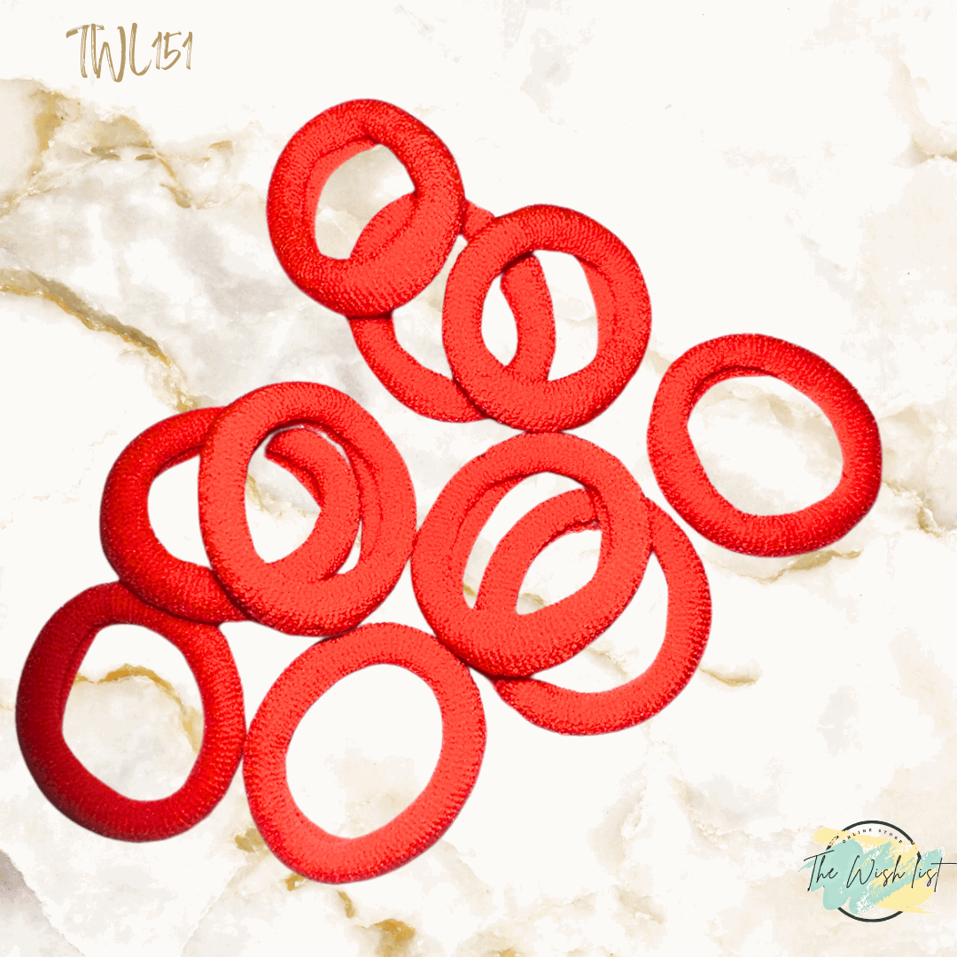 Bright Color Soft Hair Tie For Girls