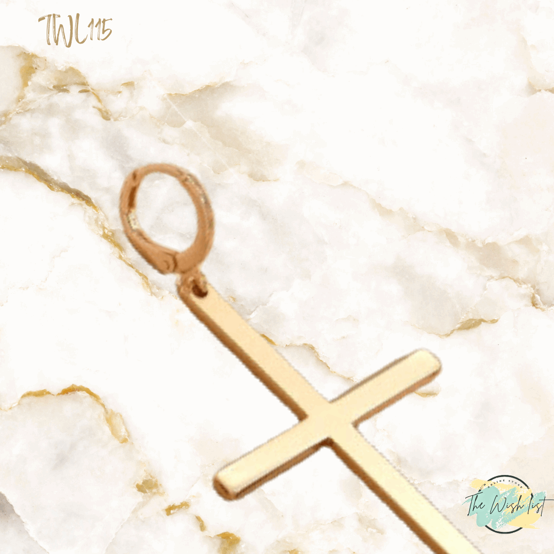 Cross Drop Earrings For Women