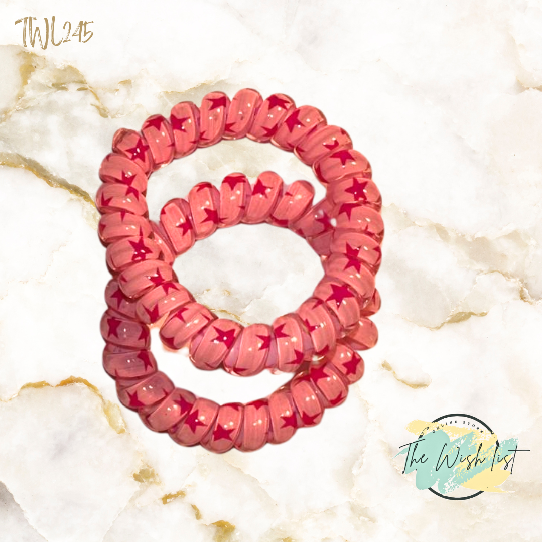 Pattern Coil Wire hair tie