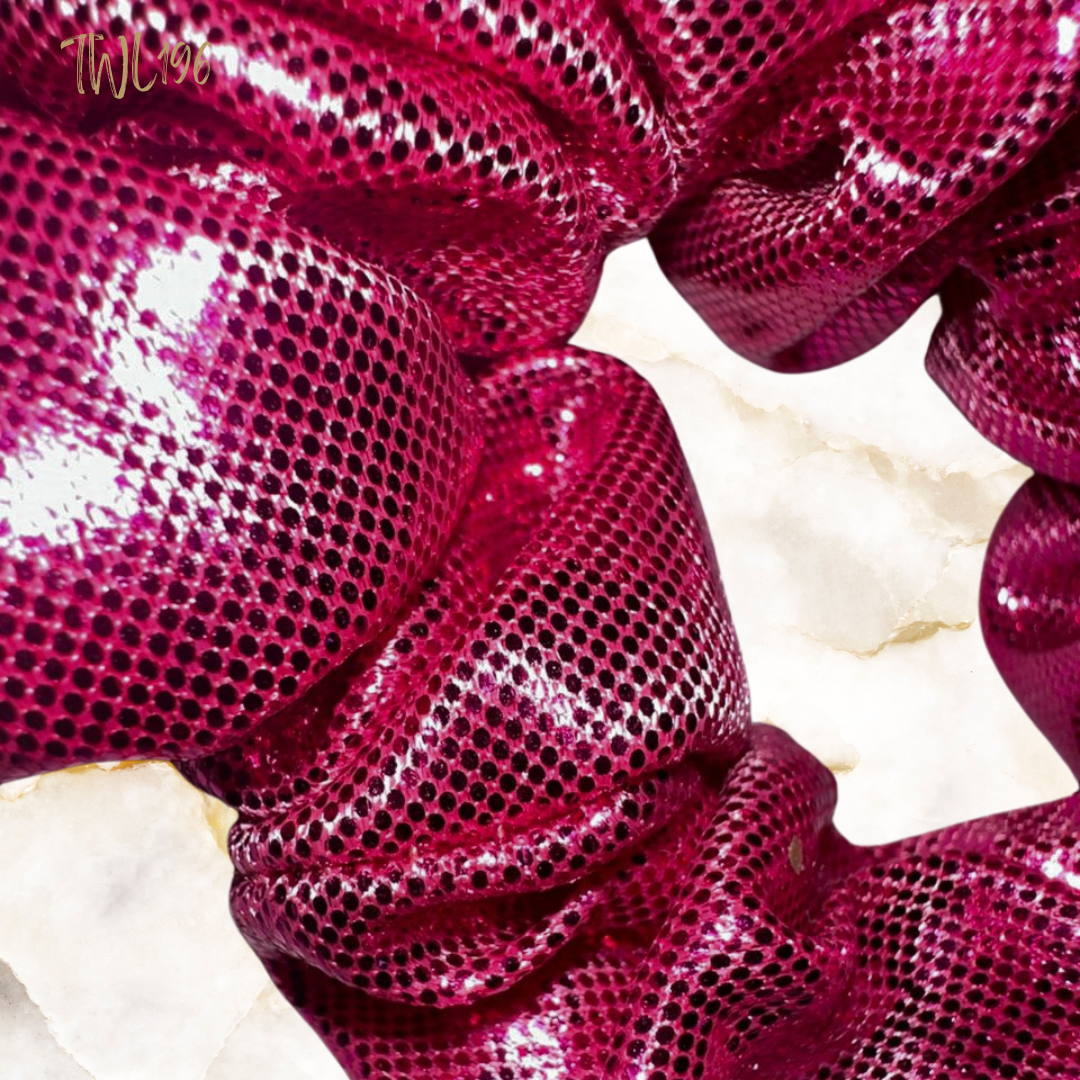 Glitter colorfully scrunchies for girls 2pcs
