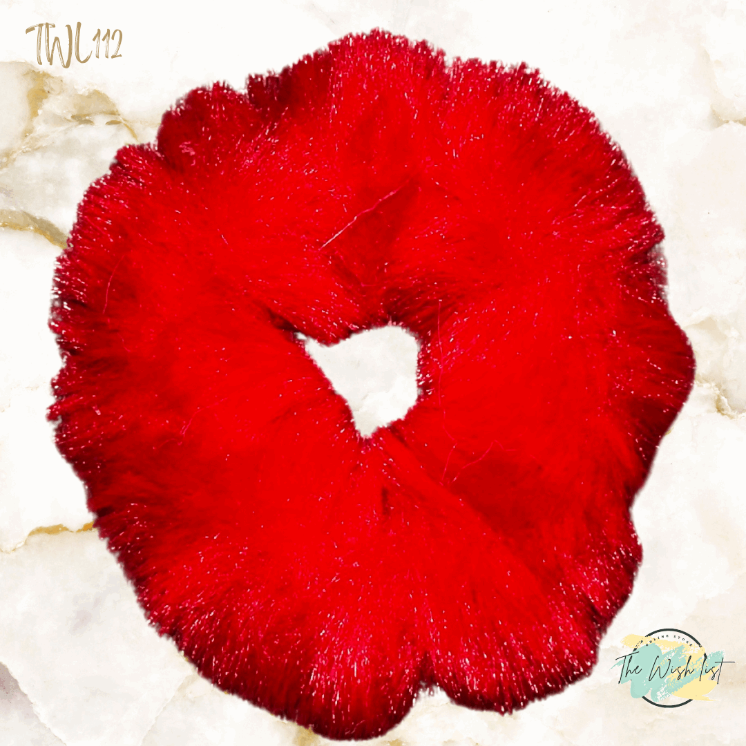 Colorful Plush Hair Tie, Elastic Hair Bands