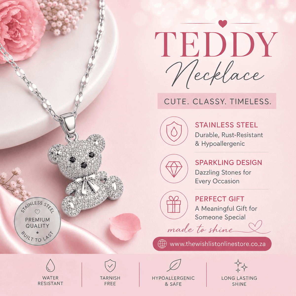Janique's Teddy Necklace