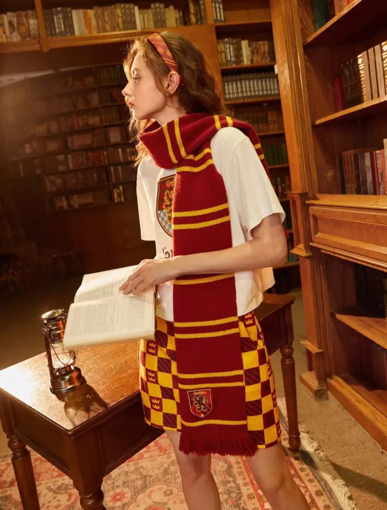 HARRY POTTER Gryffindor Color Block Striped Scarf