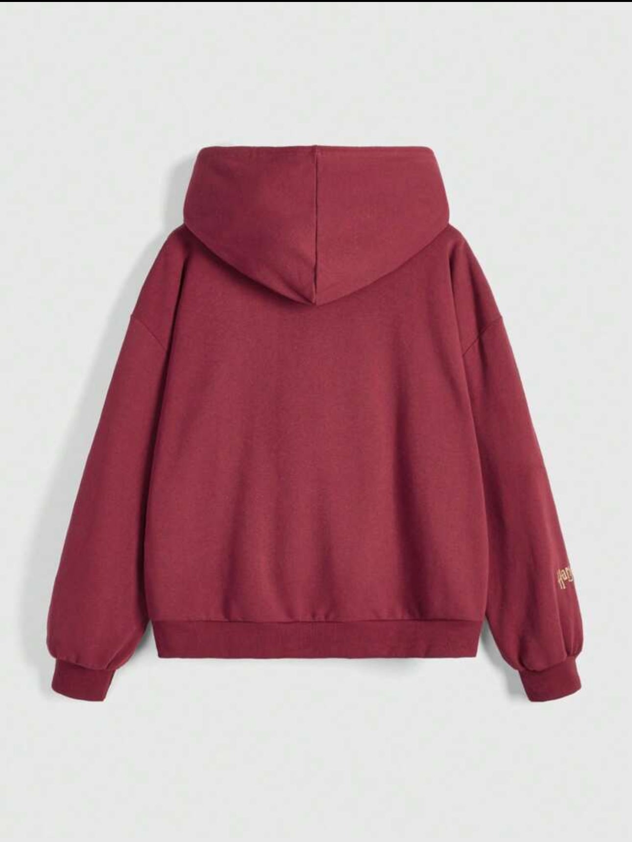 Harry Potter Women Embroidered Graphic Loose Fit Hooded Sweatshirt