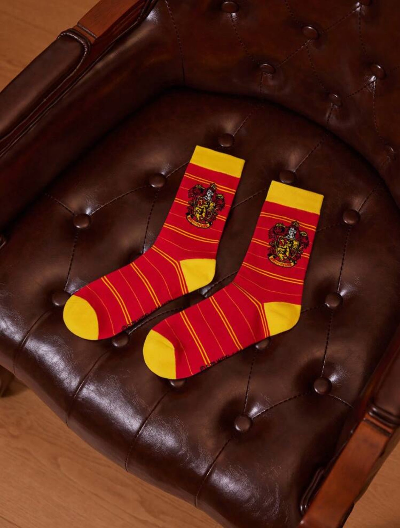 HARRY POTTER 4 Houses Women Badge And Stripe Pattern Color Block Mid-Calf Socks, Pack Of 4