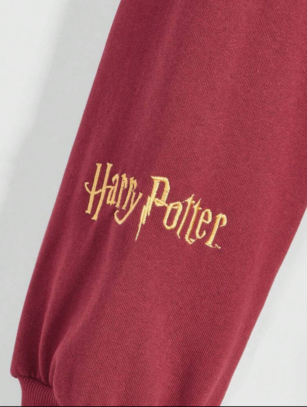 Harry Potter Women Embroidered Graphic Loose Fit Hooded Sweatshirt