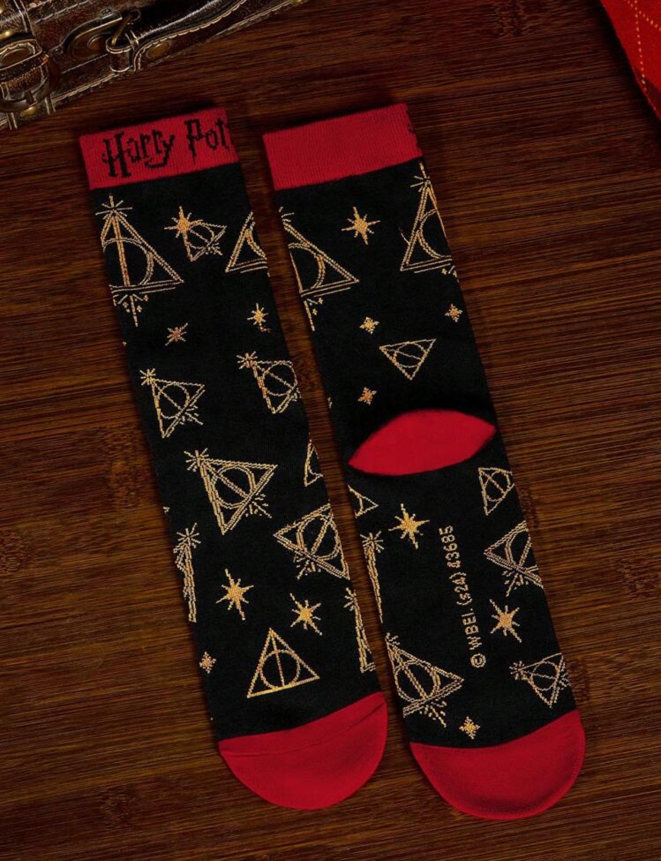HARRY POTTER X 2 Pairs Women's Geometric And Animal Patch Colorblock Socks