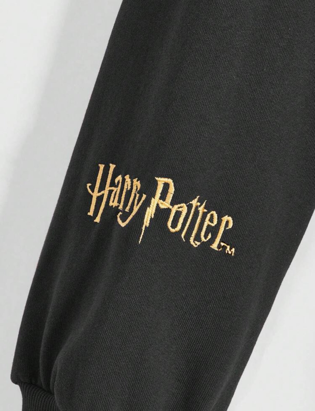 Harry Potter Women Embroidered Graphic Loose Fit Hooded Sweatshirt