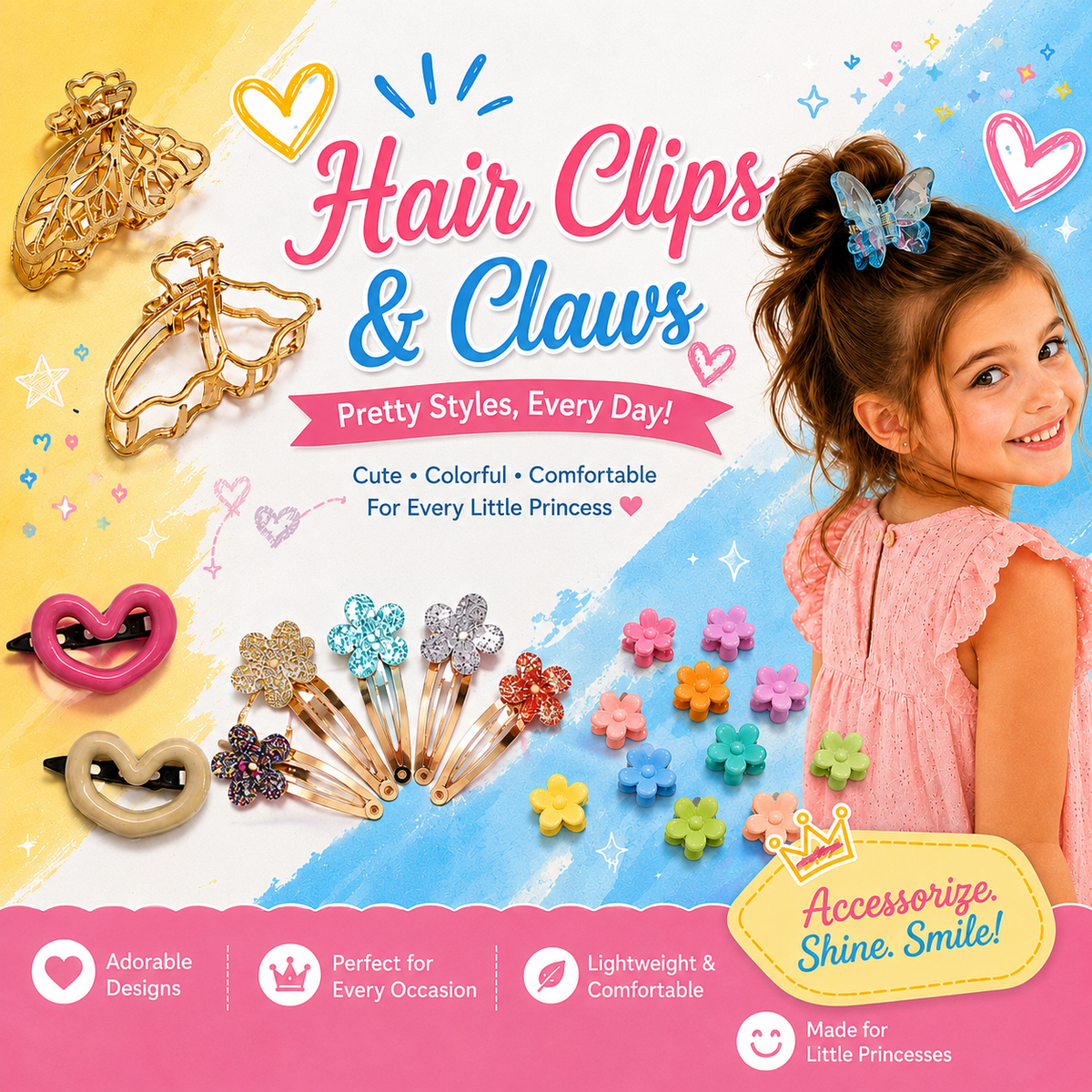 Hair Clips & Claws