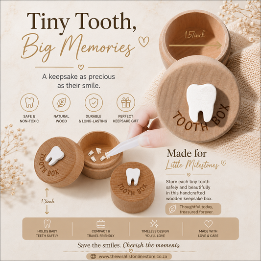 1PC Modern Minimalist Baby Teeth Box For Boys And Girls