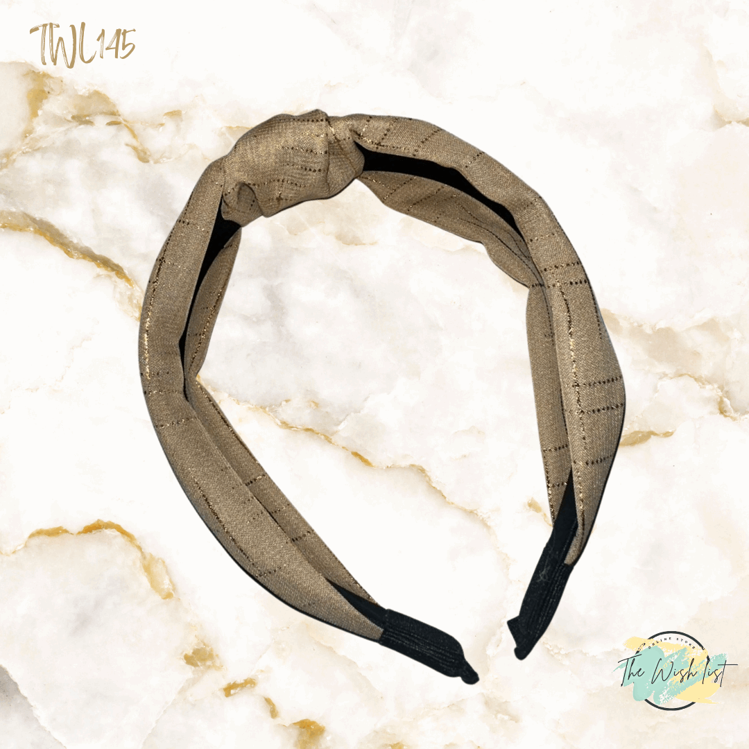 Simple Elegant Knot headband/ Alice Band
