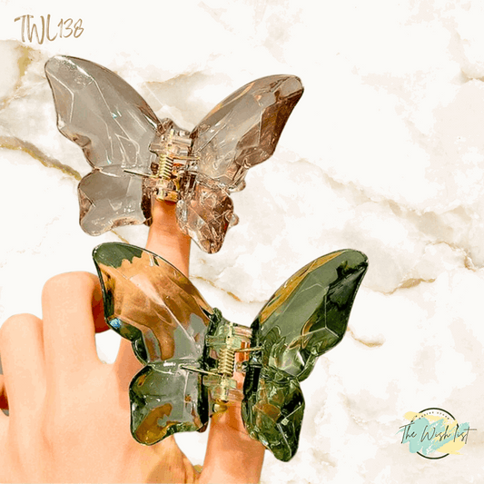 Butterfly Style Lightweight Plastic Hair Clip