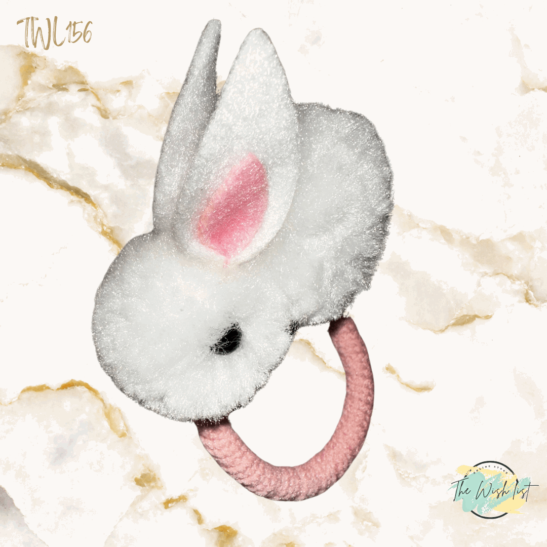 Fluffy Rabbit Hair tie