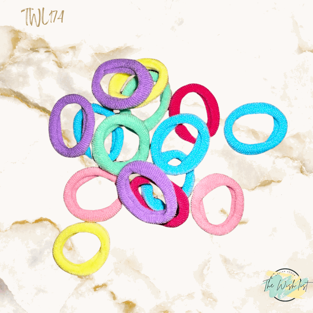 Cotton baby seamless hair ties